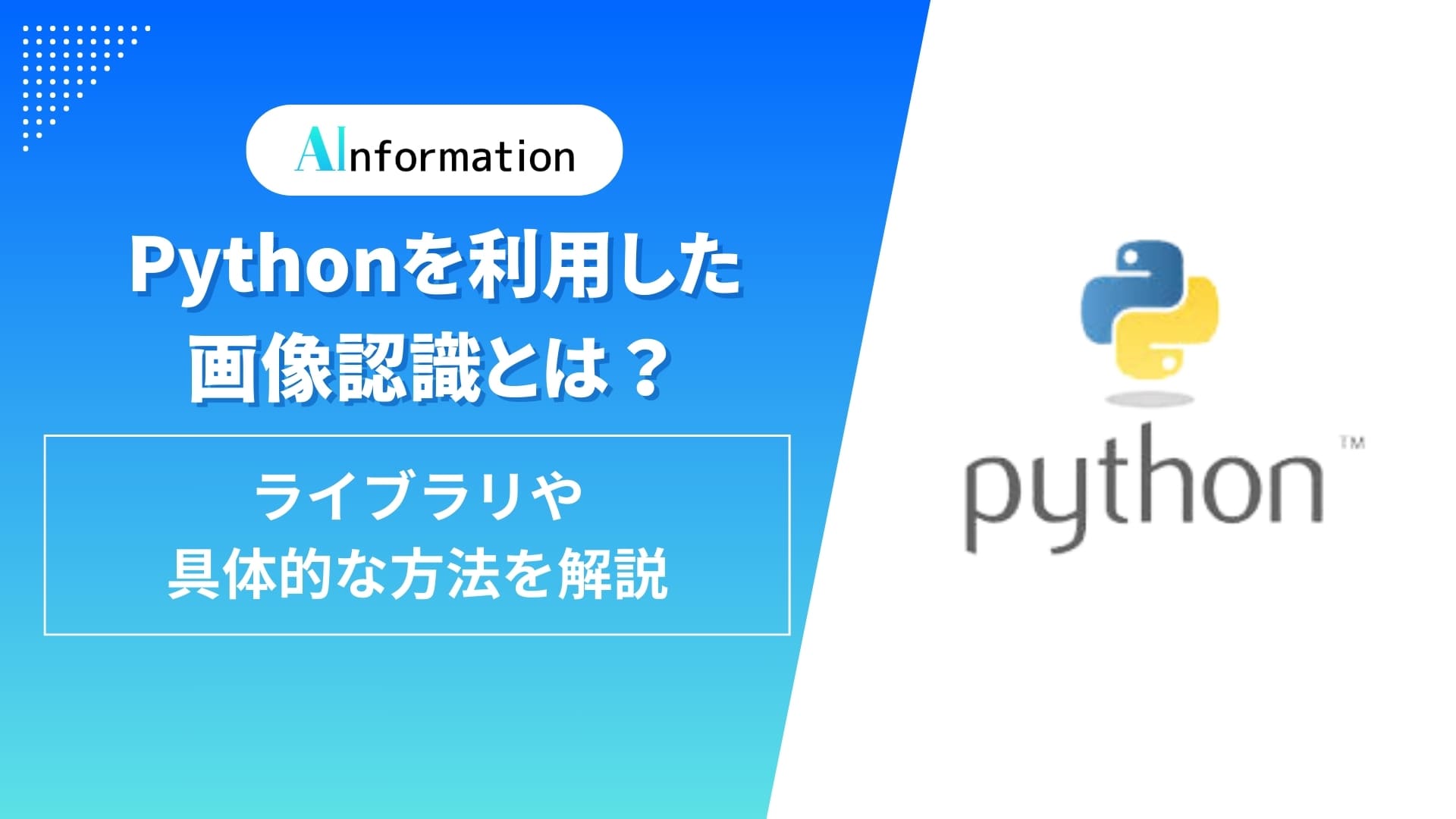 Pythonを利用した画像認識とは？ライブラリや具体的な方法を解説