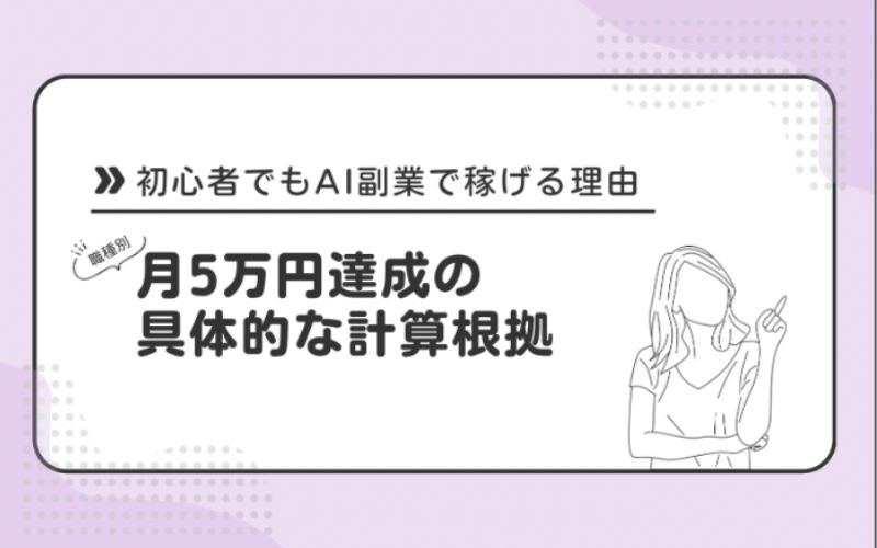 月5万円達成の具体的な計算根拠