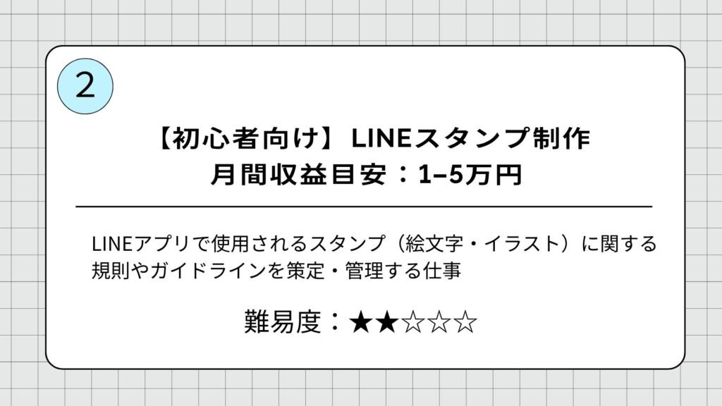 【初心者向け】LINEスタンプ制作|月間収益目安:1-5万円
