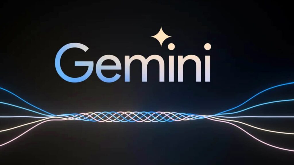 黒い背景にGeminiのロゴと星のマークが浮かび下に青とピンクの光の線が交差する画面。GoogleのAIが「5万円以下」に69,120円を勧めても任せるか？