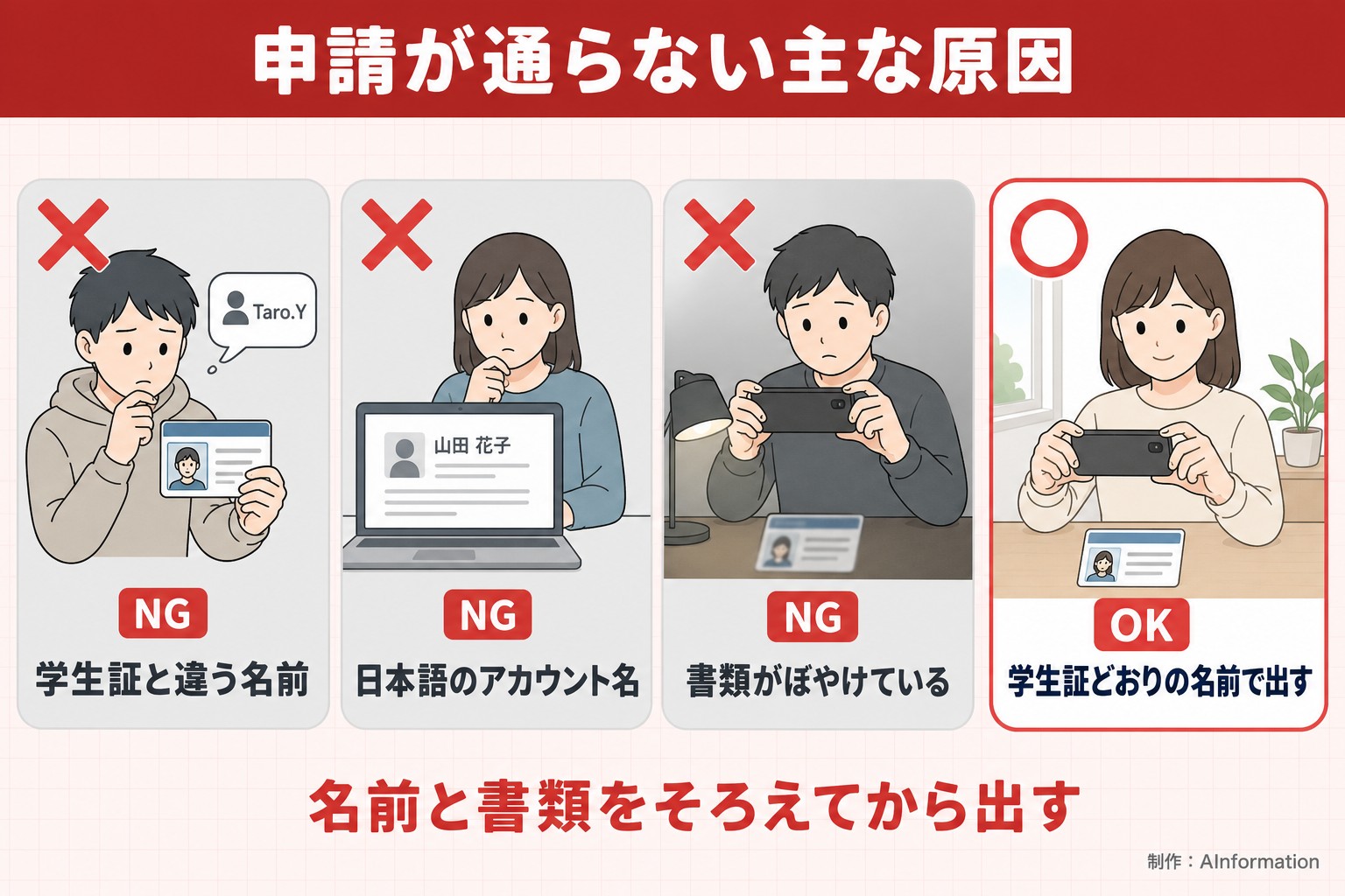 GitHub Educationの申請が通らない主な原因