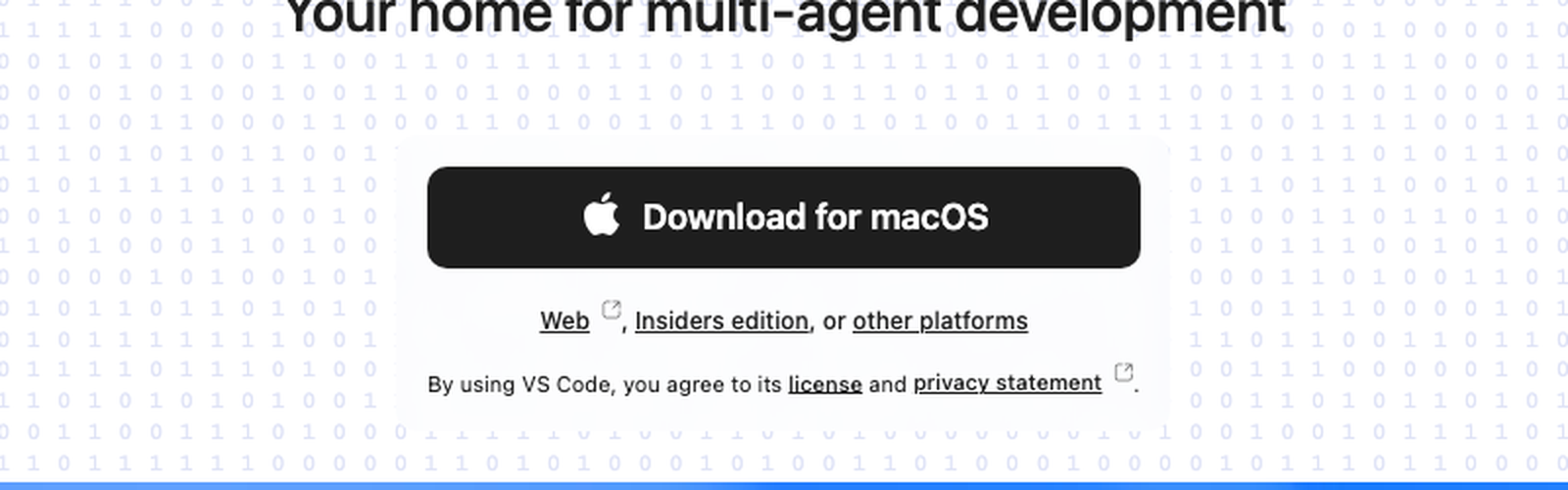 VS CodeのDownload for macOSのボタン
