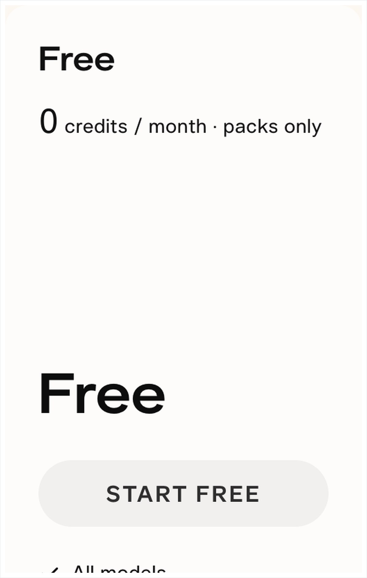 Pikaの料金ページ。無料プランの欄にNo watermarkとCommercial licenseのNot includedが並んでいる