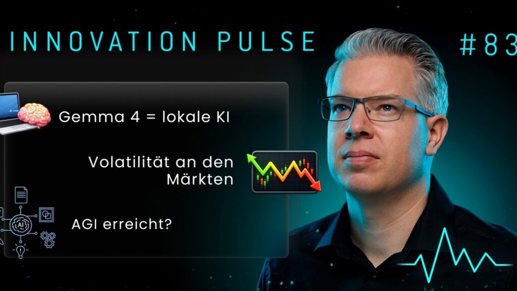 INNOVATION PULSE」の見出しと男性の顔写真、ローカルAIや市場の値動きを示すアイコンが並ぶサムネイル画像。Anthropic、自己複製AIを警告 2026年末には止める場所が無い