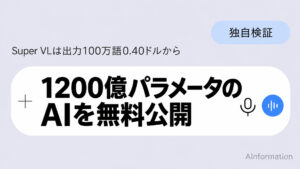 NVIDIA、Super VLを公開 0円のAPIは入力が記録に残る
