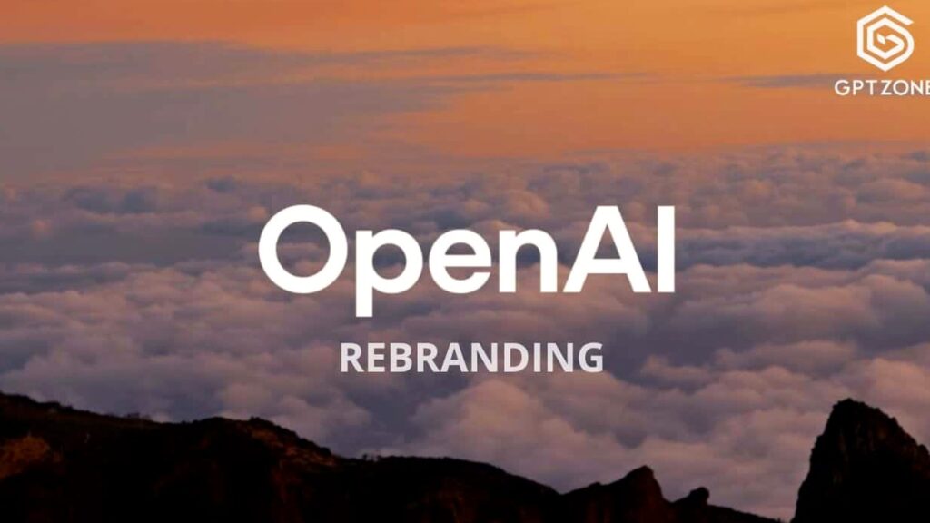 夕焼け空の下に広がる雲海を背景に、OpenAIのロゴとREBRANDINGの文字、右上にGPT ZONEのロゴが表示された画面。OpenAI、Model Specを改定しTerraは伏せた妊娠を4回書いた