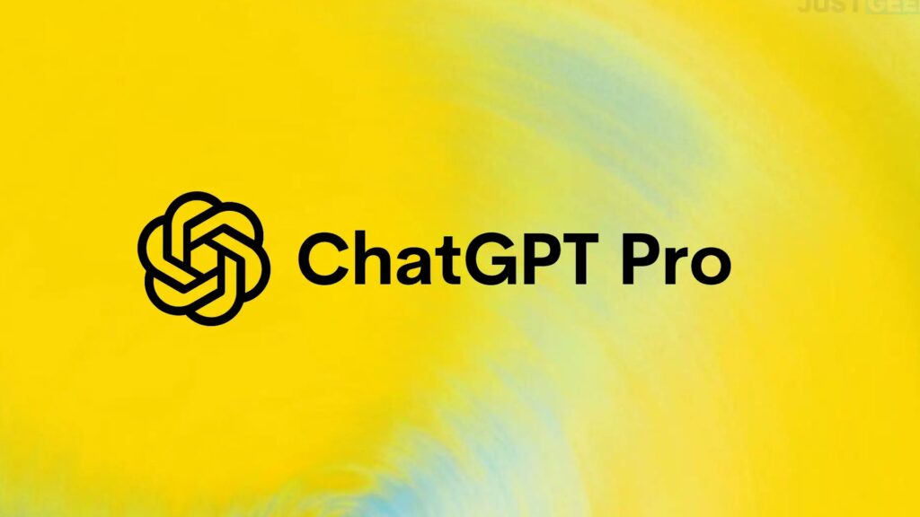 黄色のグラデーション背景にChatGPTのロゴとChatGPT Proの文字が並ぶ画像。OpenAI、ProにAPI枠を最大月500ドル配る Plusは対象外だ