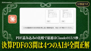 PDF読み込みAIのおすすめを比較！決算書を読むプロンプト3つ