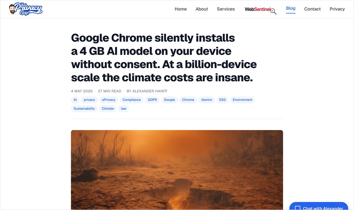 ハンフ氏によるChromeの調査ブログ