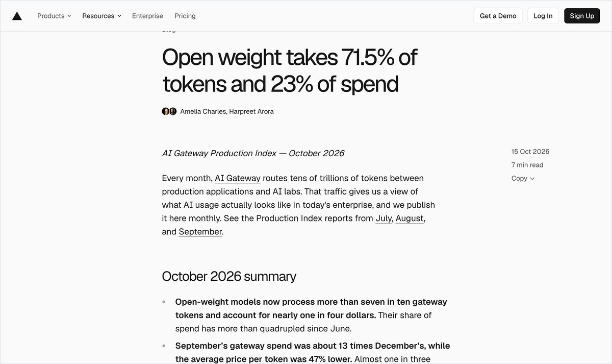 VercelのAI Gateway月次報告書